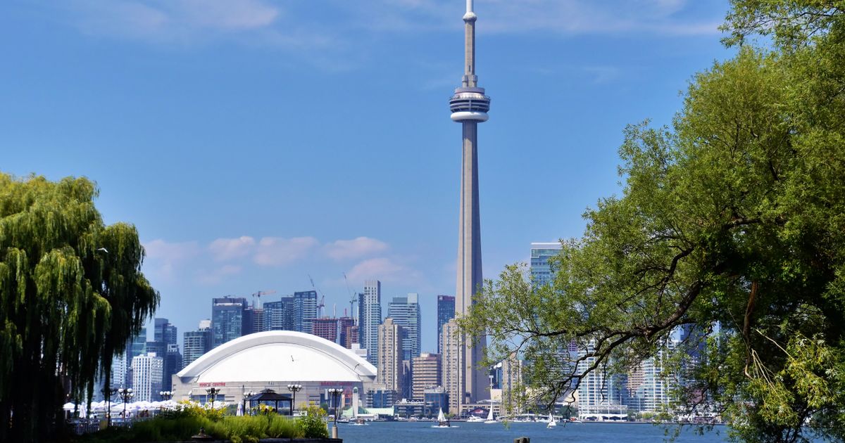 Toronto skyline with the CN Tower — a few hours from Florida sunshine